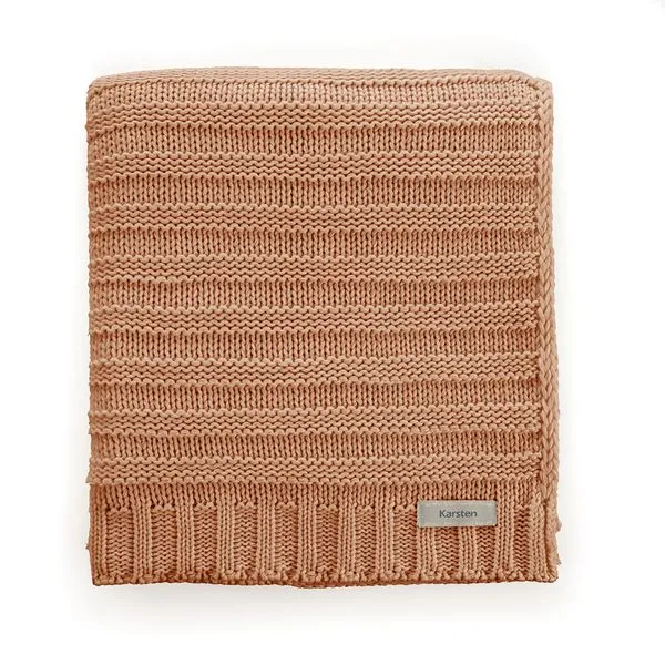 Manta Decorativa de Tricot Elana Âmbar