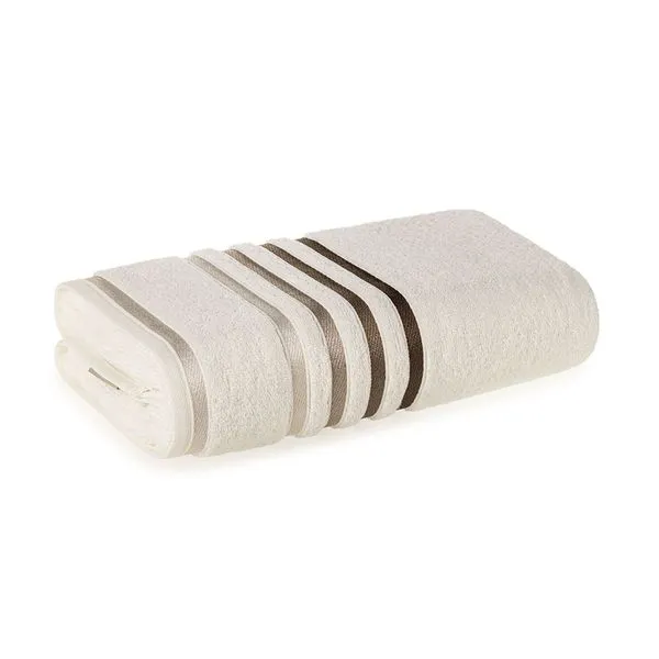   Toalha Banhão Fio Penteado Lumina Ivory/Greige