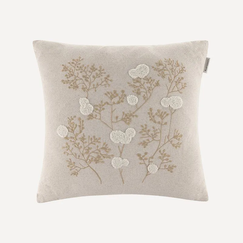  Almofada Decorativa Quadrada 43cm x 43cm Dandis Natural