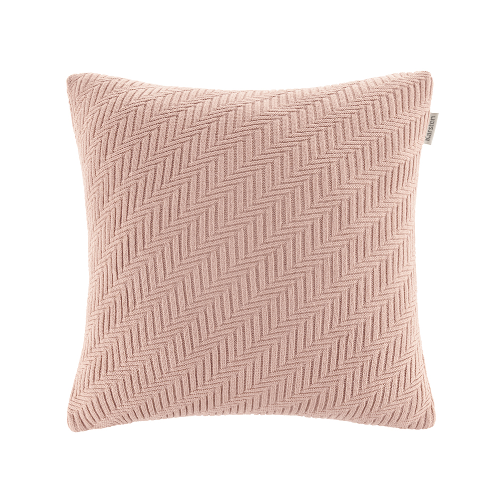  Almofada Decorativa Quadrada 45cm x 45cm Salina Rosê