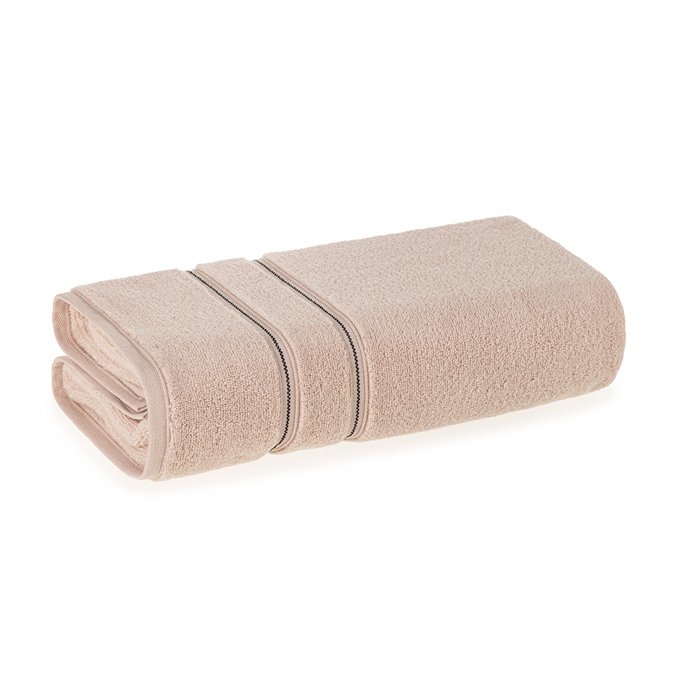  Toalha Banhão Fio Zero Twist 100% Algodão Plaza Rosé/Preto