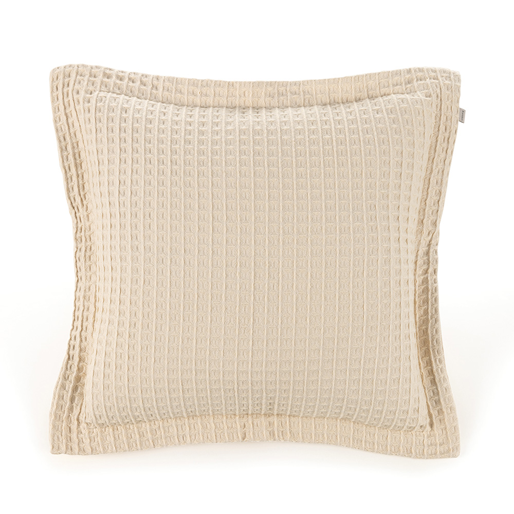  Almofada Decorativa Quadrada 100% Algodão Denver Areia