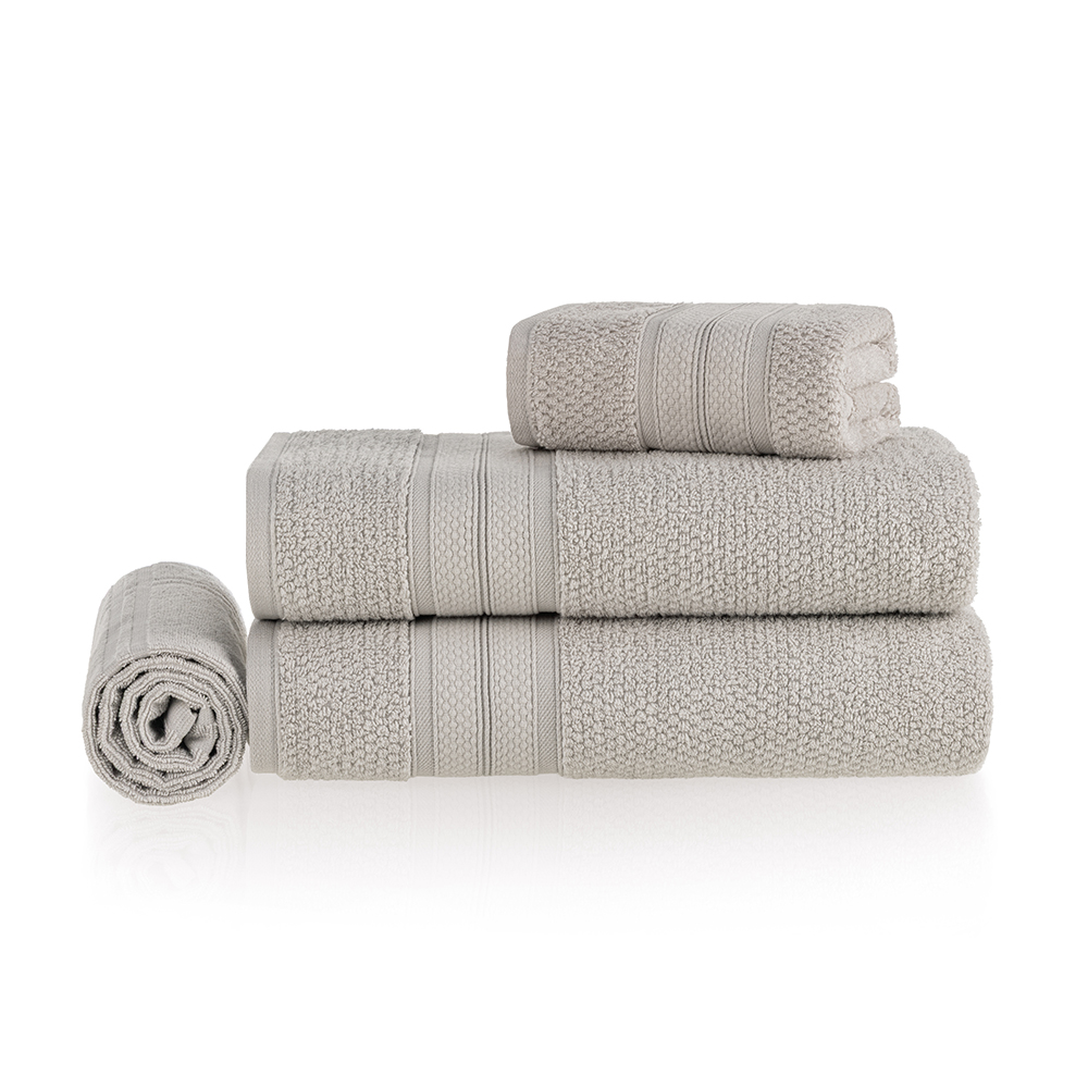  Jogo de Banho 100% Algodão Nuvia Platina