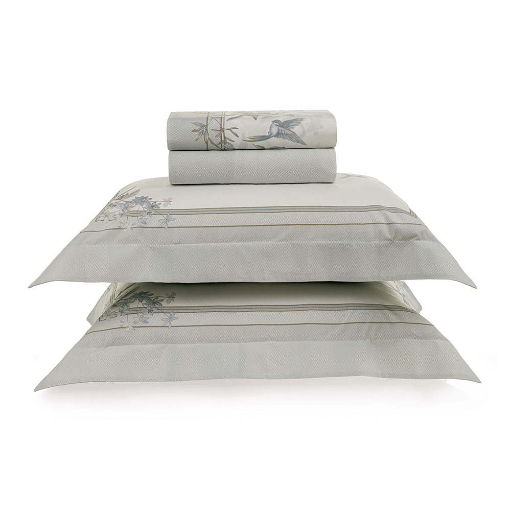 Jogo de Cama Casal 200 Fios 100% Algodão Alanis