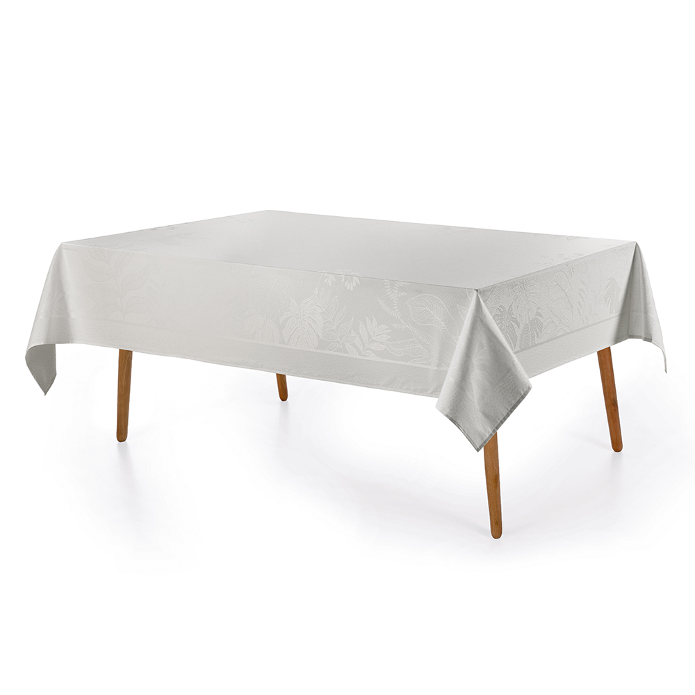 Toalha de Mesa Retangular 8 Lugares Amaris Branco